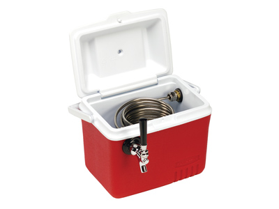 1 Tap Picnic Cooler with Regulator & Coupler