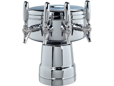Mushroom Full - 4T Chrome Draught Beer Tower