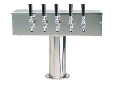 Standard "T" Style 5 Tap Polished SS