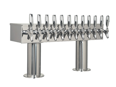 Double Ped - 12T S.S. Draught Beer Tower