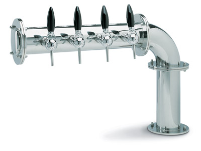 Brauhaus Flag 4 Tap Chrome
