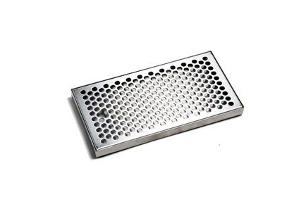15" X 5" x 3/4" No Drain Chrome Grill