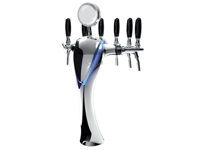 Lotus Plus 6 Tap Chrome with LED