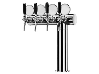 Azur "T" 4 Tap Chrome Right