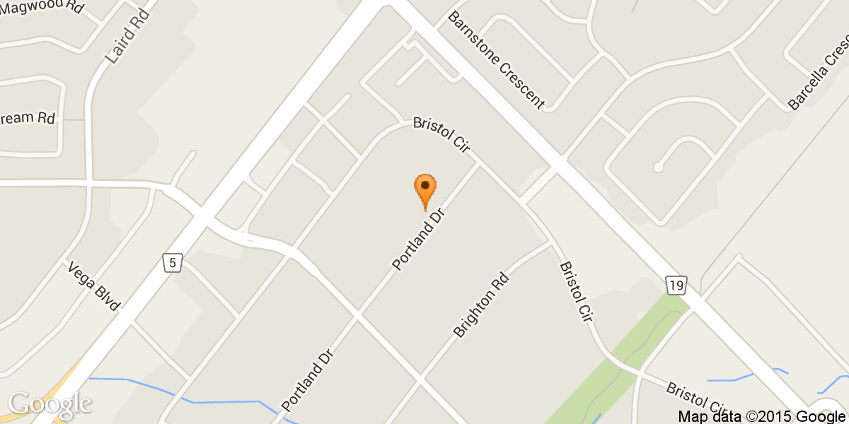 Map of 2923 Portland Dr, Oakville, Ontario